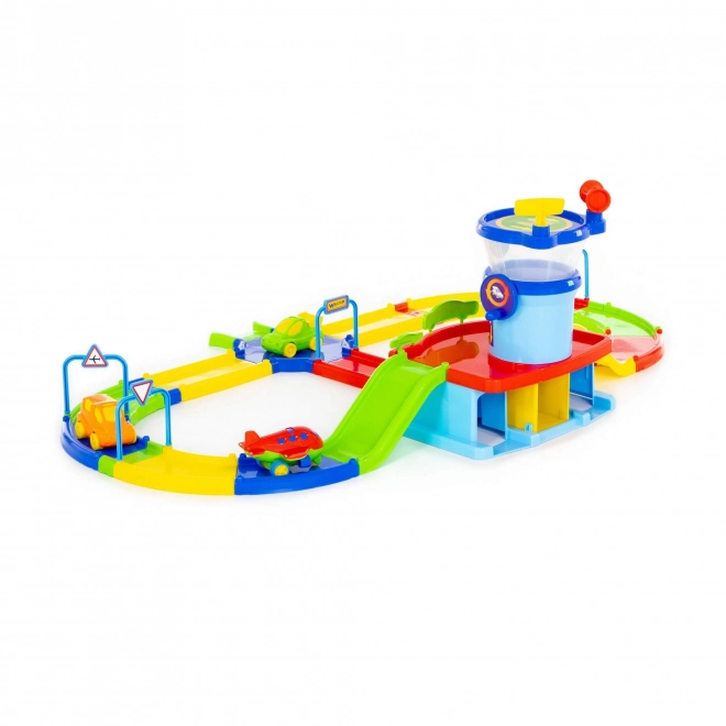 Vliegveld met landingsbaan Play City