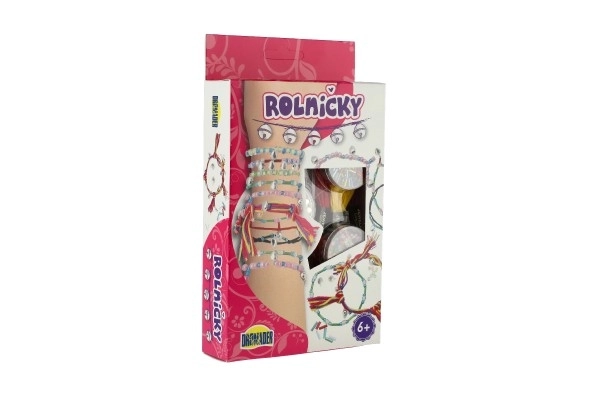 Kreatieve set met belletjes van plastic in doos 12x21x3,5cm 12 stuks in box