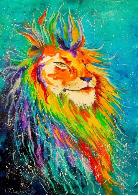 Rainbow Lion Puzzle 1000 Pieces