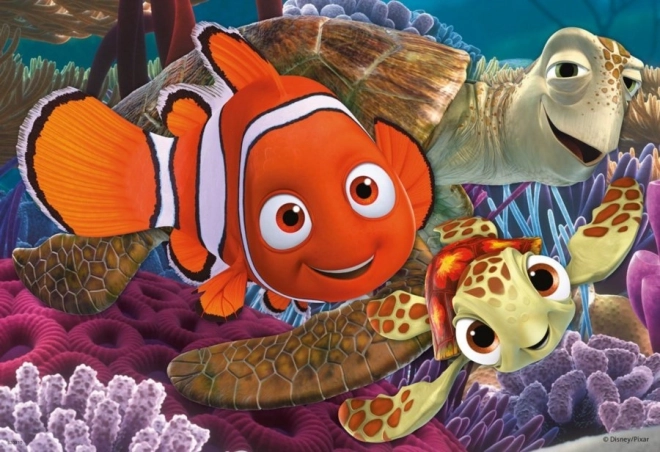 RAVENSBURGER Puzzle À la recherche de Nemo 2x12 pièces