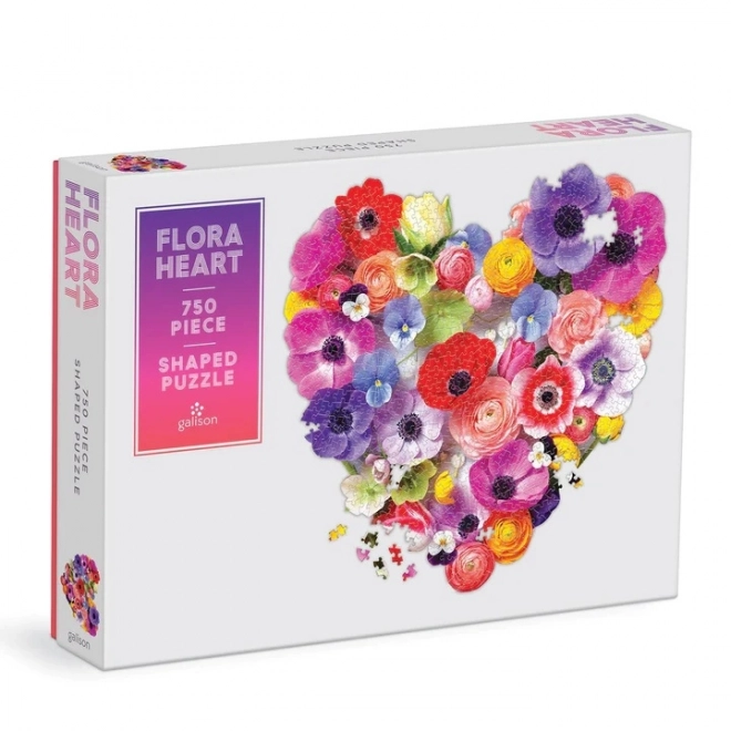 Galison Puzzel Bloemenhart 750 stukjes