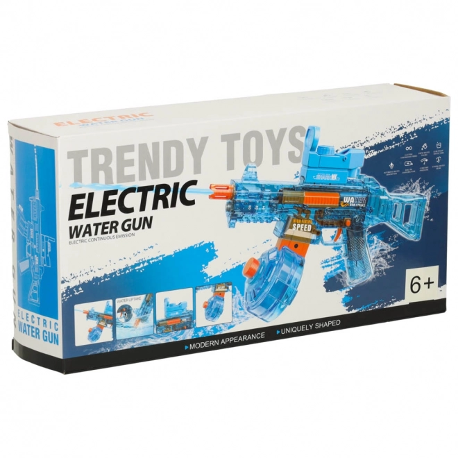 Elektrische waterpistool blauw 350 ml voor kinderen