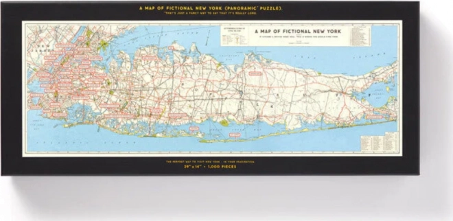 Panoramapuzzel Filmkaart van New York 1000 stukjes GALISON