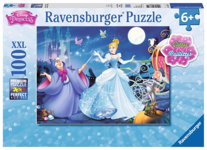 Glanzende puzzel Assepoester XXL 100 stukjes