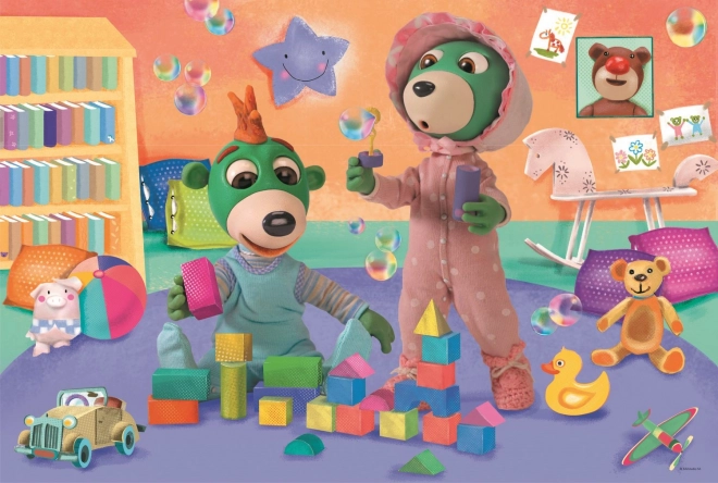 Puzzle Good Night, Treflik Family's Merry World for Kids MAXI