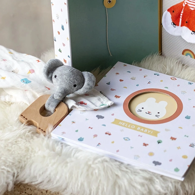 Beißspielzeug für Babys in Form eines Elefanten