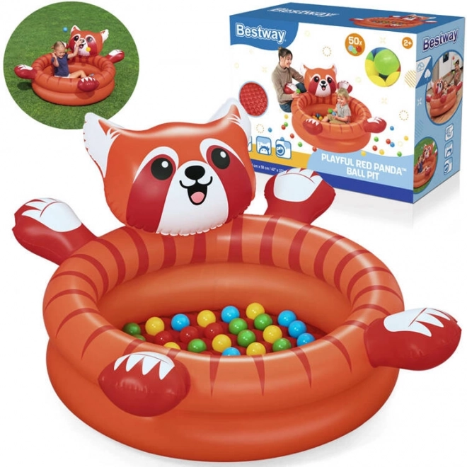 Red Panda Ball Pit with Balls