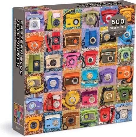 Puzzel GALISON Troy Litten Eastern Bloc Telephones 500 stukjes