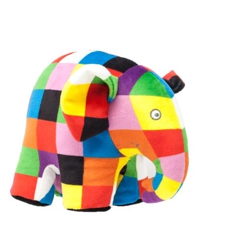 Regenboog Pluchen Speelgoed Olifant Elmer