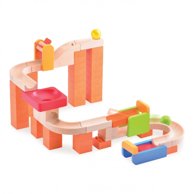 Wonderworld Houten Knikkeren Baan TRIX - Draaimolen en Wervel