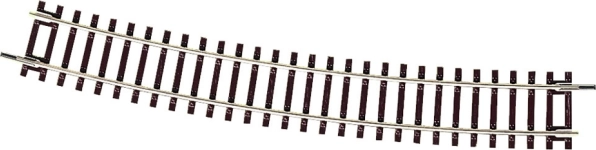 Roco Line Curved Track with Wooden Sleepers