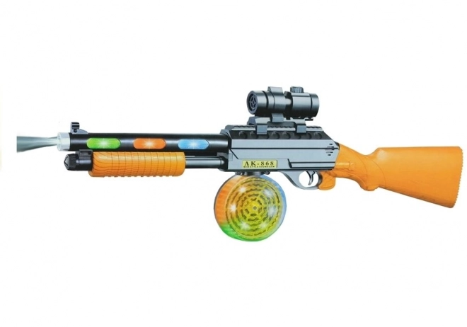 Pistolet Fusil AK 868-1 Lumières Jeu 60 cm