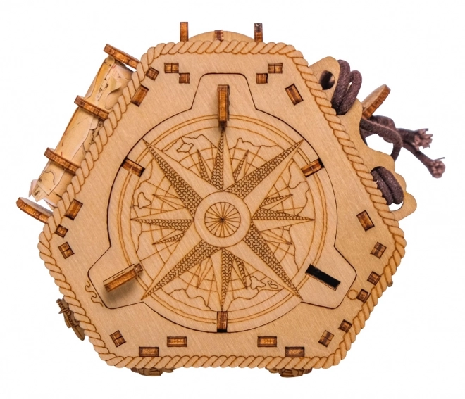 Houten Puzzel Kompas van Zwartbaard