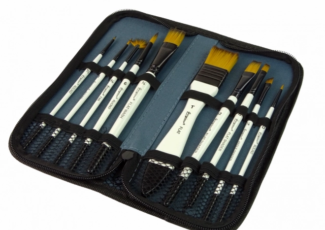 Ensemble de pinceaux pour artistes 10 pcs dans un étui