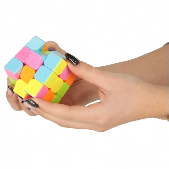 Puzzelkubus 3 x 3 neon