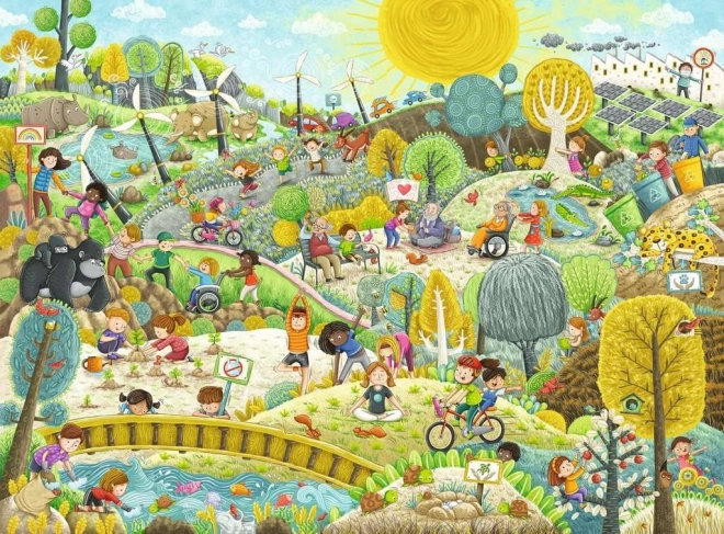 Puzzle Nachhaltigkeit XXL 200 Teile