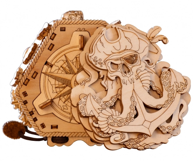 Houten Puzzel Kompas van Zwartbaard
