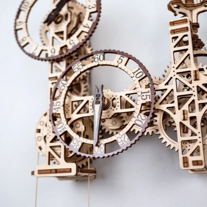 WOODEN CITY 3D puzzel Steampunk wandklok 269 onderdelen