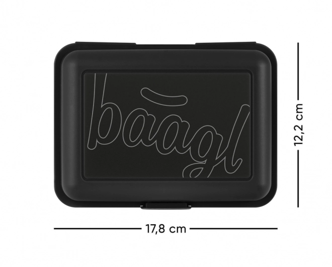 Boîte à déjeuner Baagl gris foncé