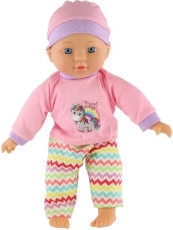 Tenue colorée avec licorne