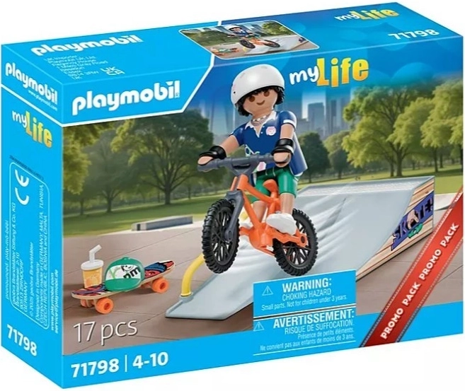 Playmobil gift set skateboarder with ramp