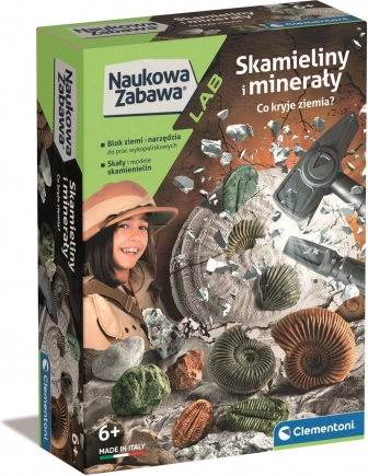 kit scientifique fossiles et minéraux