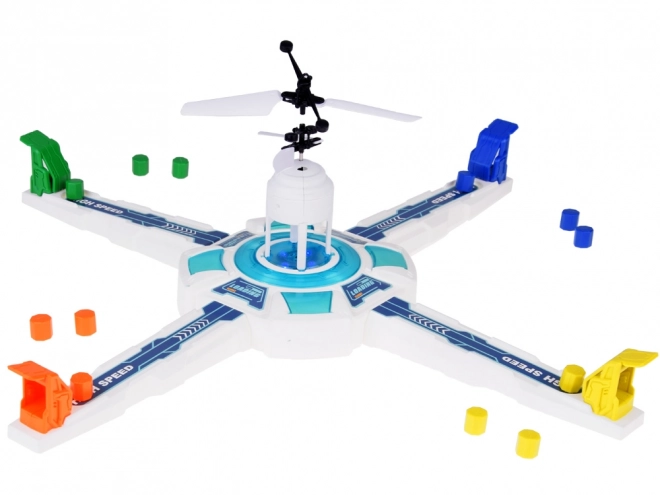 Vliegende drone behendigheidsspel