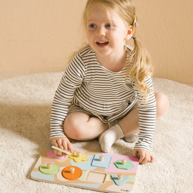 Wooden Geometric Puzzle for Kids