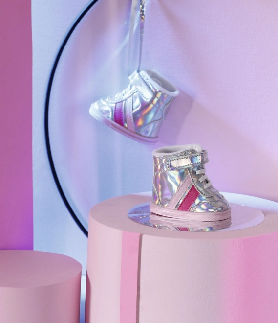 BABY born Holographic Sports Shoes for Dolls 43 cm