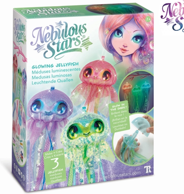 Glowing Jellyfish Coralia by Nebulous Star