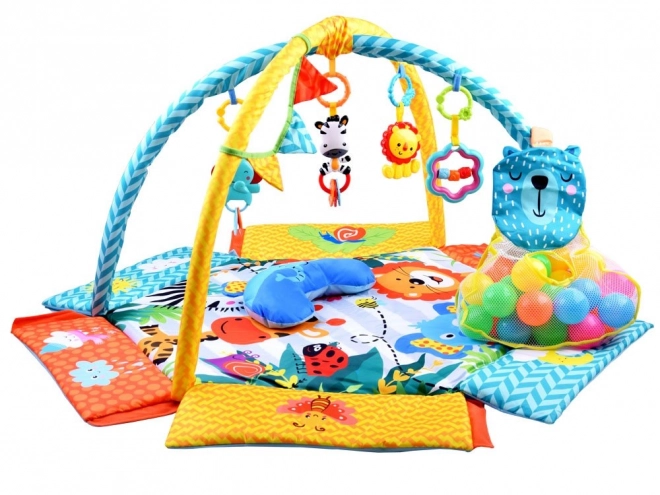 Spielmatte und Laufgitter für Kinder 2 in 1