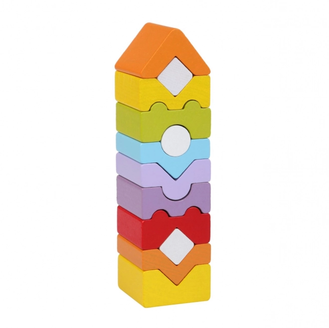 Toren XI - houten puzzel CUBIKA, 12 delen