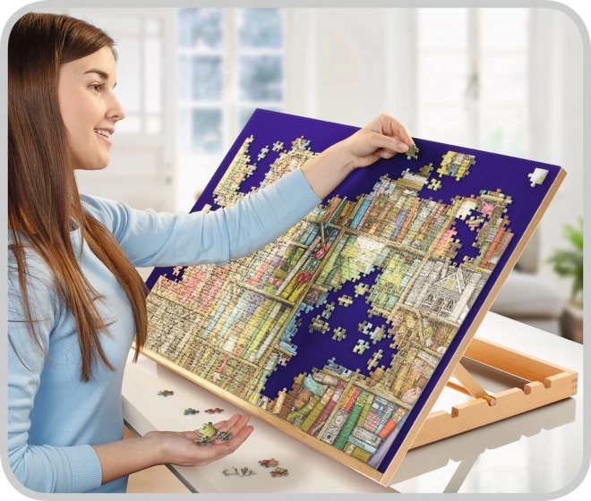 Stabiel oppervlak voor comfortabel puzzelen