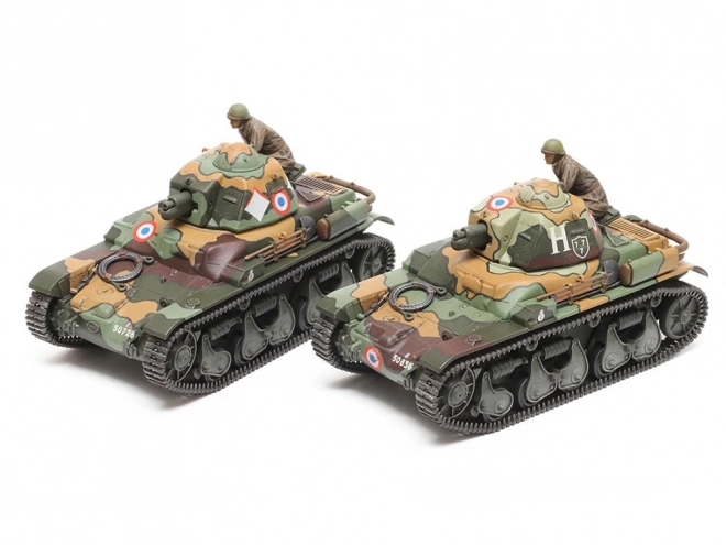 Model van Franse lichte Renault R35 tank
