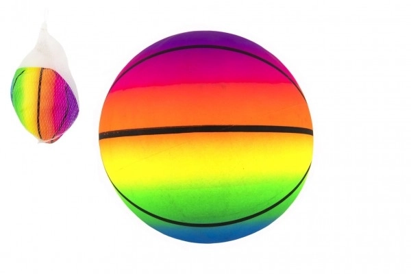Rubberen basketbal - regenboog