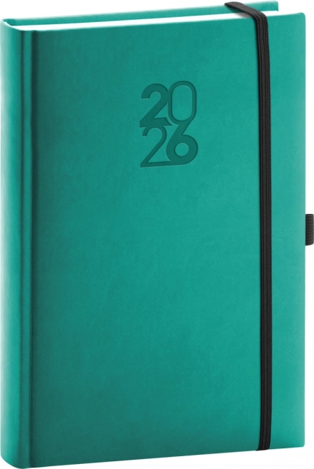 Daily Planner Aprint Top 2026, Turquoise