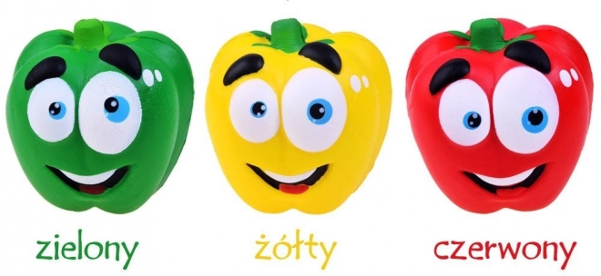Stressverlichtend speeltje - paprika knijpspeeltje