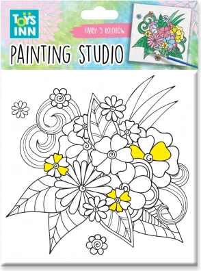 Set de peinture sur toile petit Flowers de Toys Inn