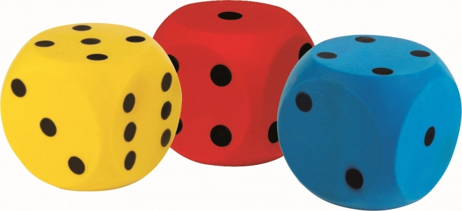 Androni Zachte Kubus - grootte 10 cm, geel