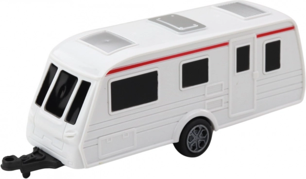 Car Toy Set with Blue Caravan