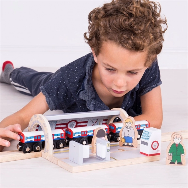 Vagon de métro Bigjigs Rail