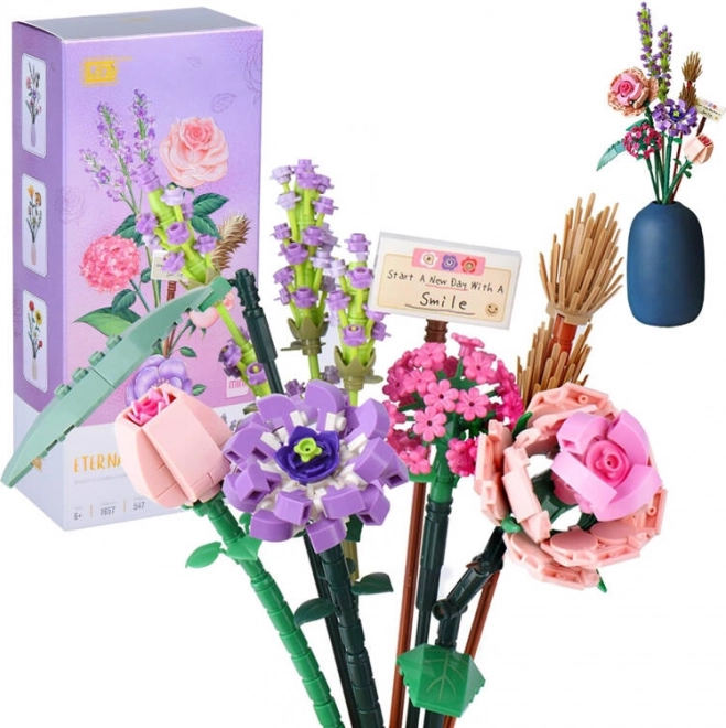 Creative Building Set Bouquet of Colorful Flowers 547 pcs ZA5347