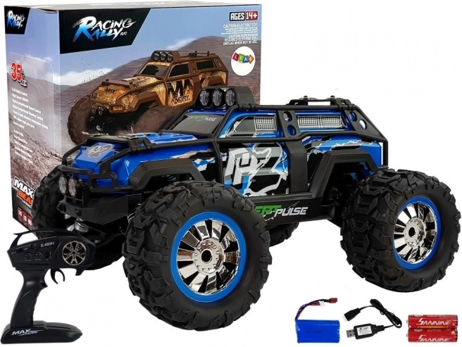 Racing RC Car 1:18 Blue Off-road 35 km/h