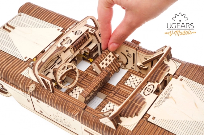 3D houten mechanisch automodel Droom Cabriolet
