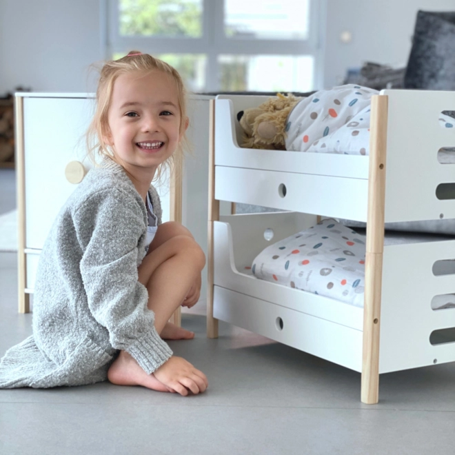 Small Foot Kastje voor poppen Little Button