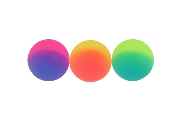 Regenboog stuiterende bal in doos