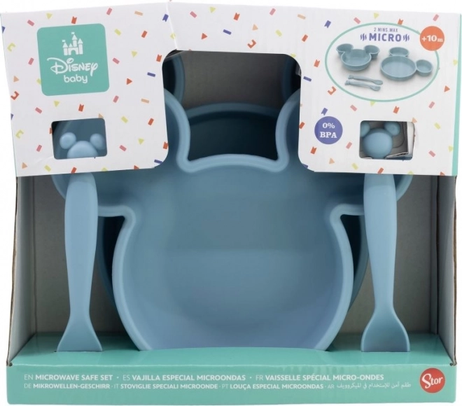 Kinder eetset Mickey Mouse 4v1