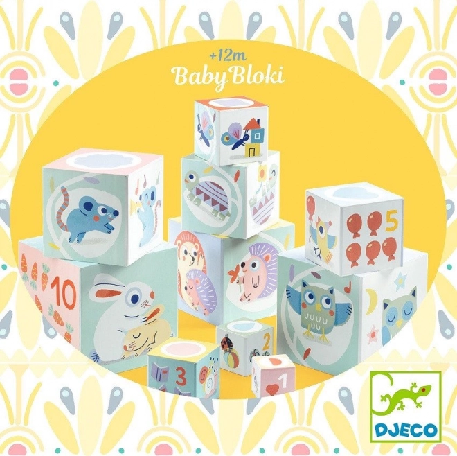 DJECO Box Tower Forest Animals