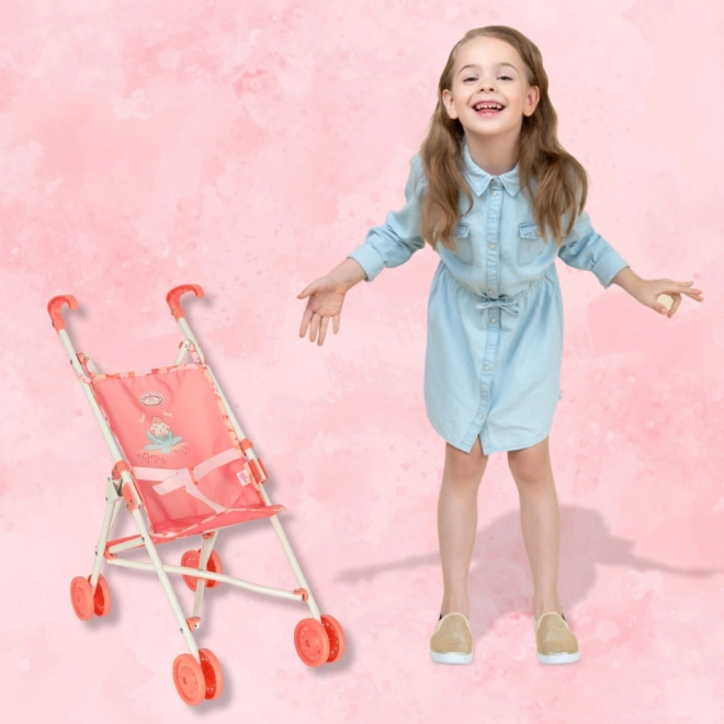 Roze kinderwagen Baby Annabell
