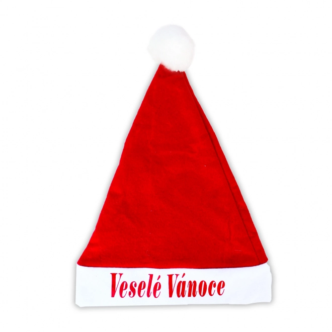 Kerstmuts met de tekst Vrolijk Kerstfeest